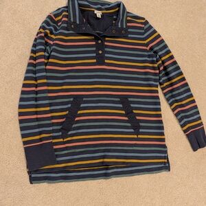 Striped Men's Sweater - Multicolor
